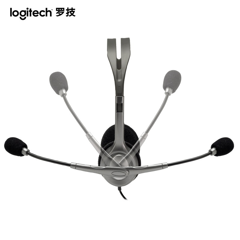 罗技(Logitech) H110 音游戏耳麦 有线音乐麦克风 头戴式耳机 电脑语音游戏耳麦