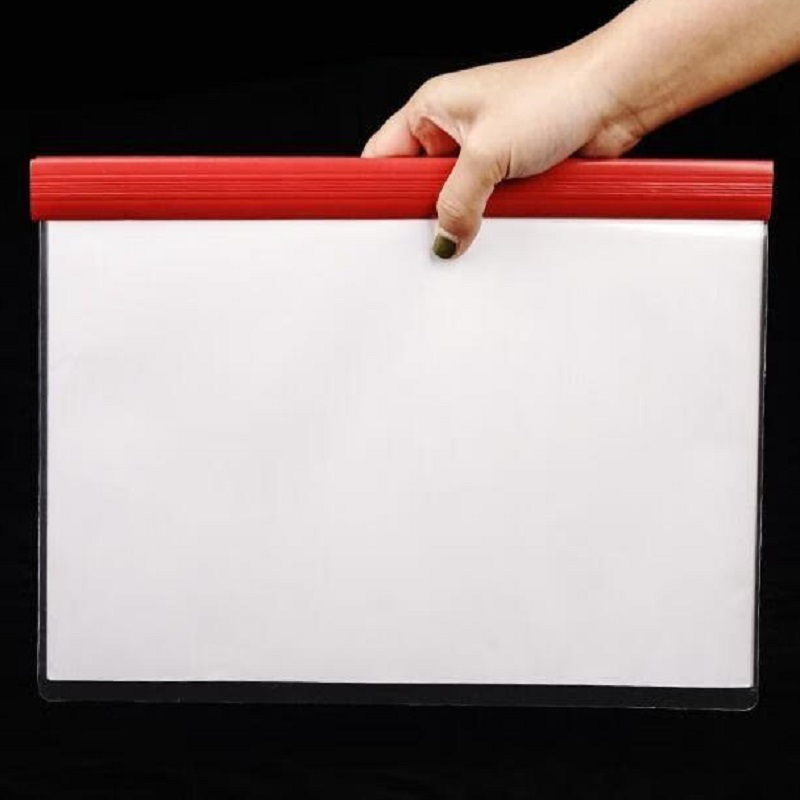 齐尚 拉杆夹中号 可夹100张 10个装