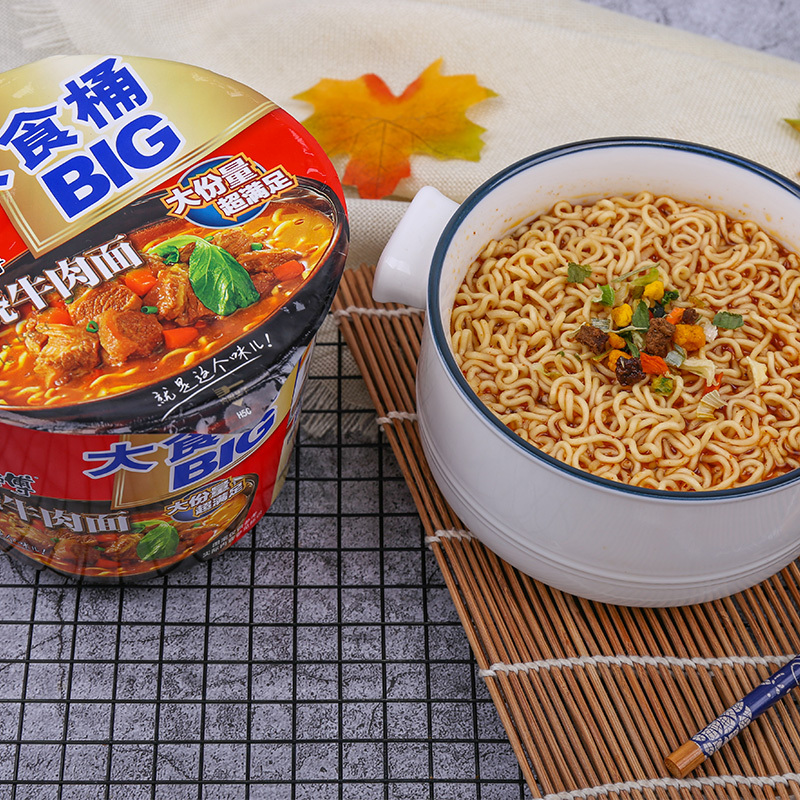 康师傅 大食桶 红烧牛肉面 144g