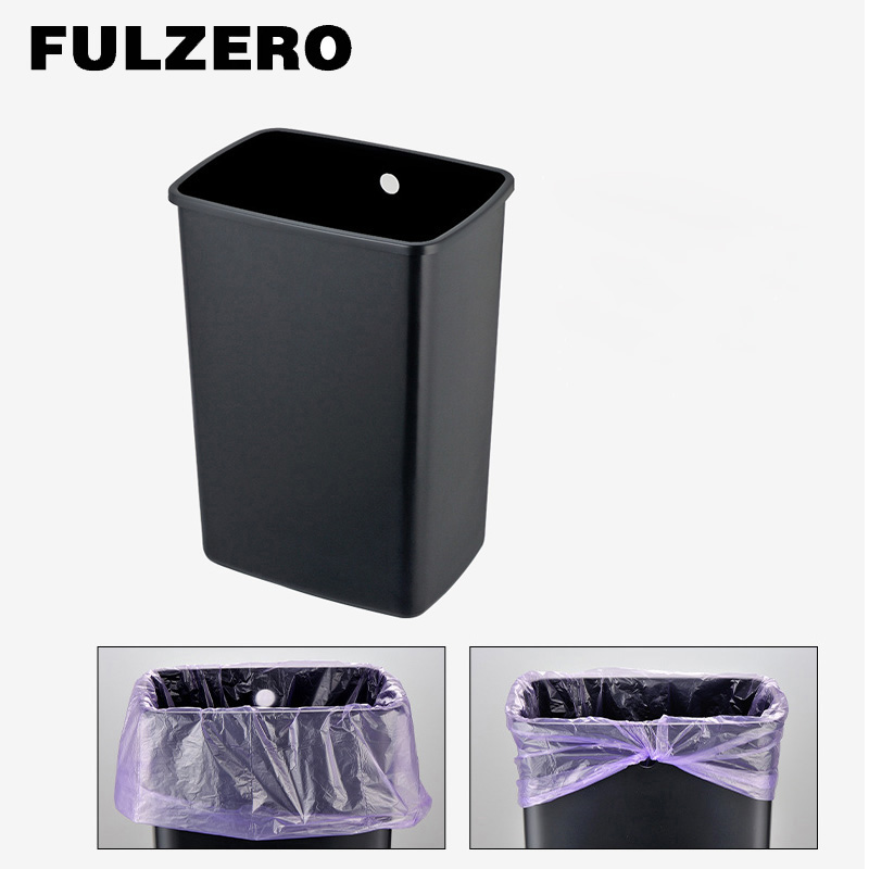 FULZERO 不锈钢垃圾桶 20L双筒 个高清大图