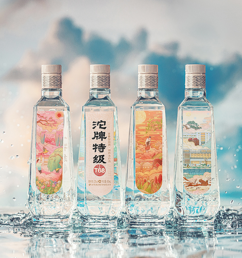 沱牌特级酒 开颜四季50度480ml*4瓶礼盒装浓香型白酒高清大图