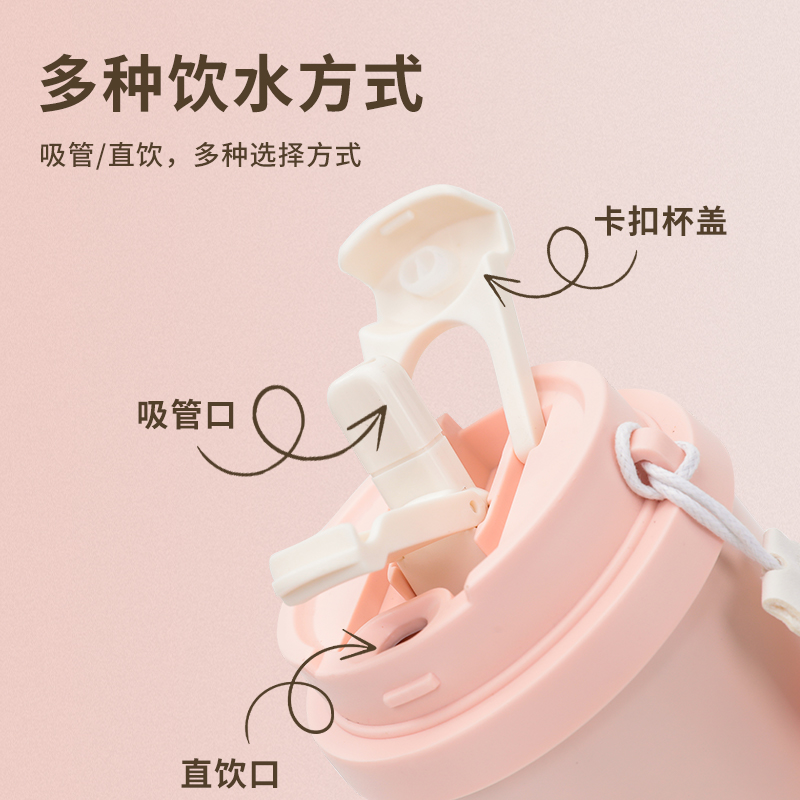 君华仕 GENVAS 530ml铃兰咖啡杯 杯子水杯GS21JZF001(请备注颜色 无注随机发)高清大图