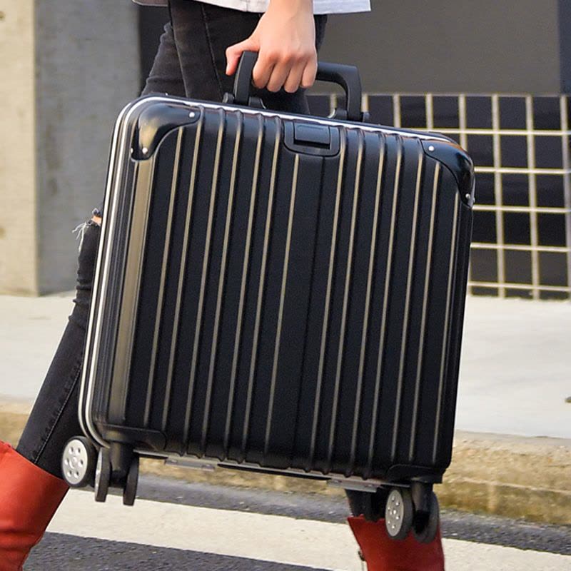 拉杆箱行李箱女小型18寸登机箱子密码箱皮潮男旅行箱韩版轻便20寸图片