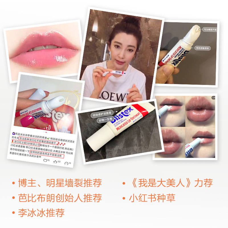Blistex百蕾适滋润修护润唇膏SPF25 三支装