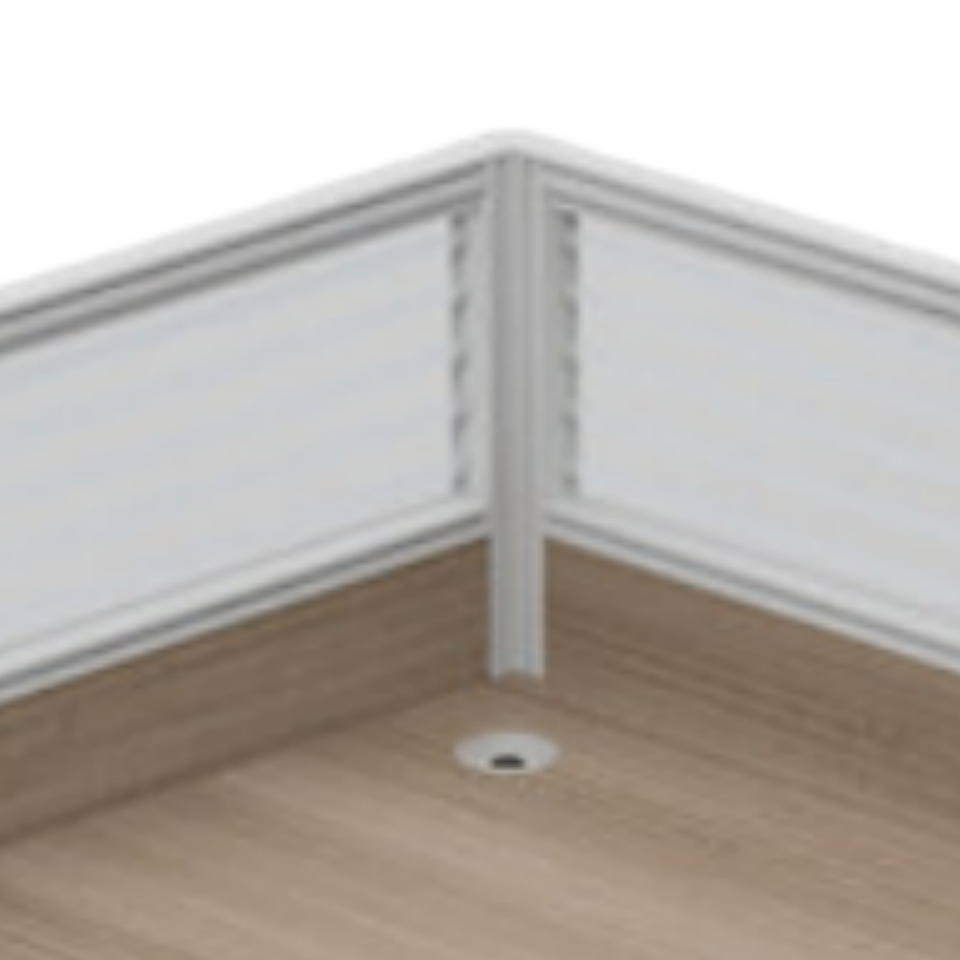 乐琪艺办公桌单人张高清大图