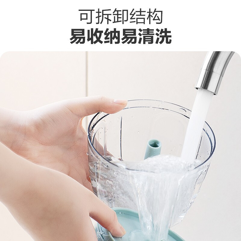 苏泊尔(SUPOR)蒜泥器手动压蒜捣蒜泥神器打蒜蓉大蒜搅碎机切绞拉蒜末家用组合KG40AB10+KG40AB10