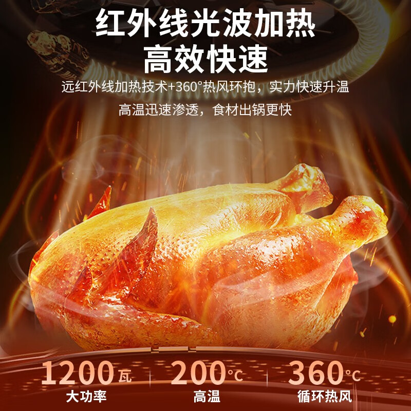 艾贝丽空气炸锅ABL-KZ49高清大图