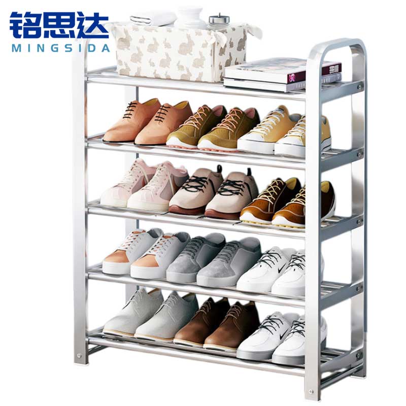 铭思达不锈钢鞋架5层60cm个高清大图