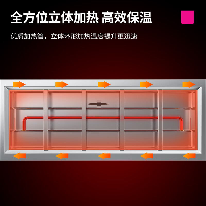 乐创(lecon) 商用保温售饭台 5格 不锈钢快餐保温台食堂售饭台 LC-J-SCT05