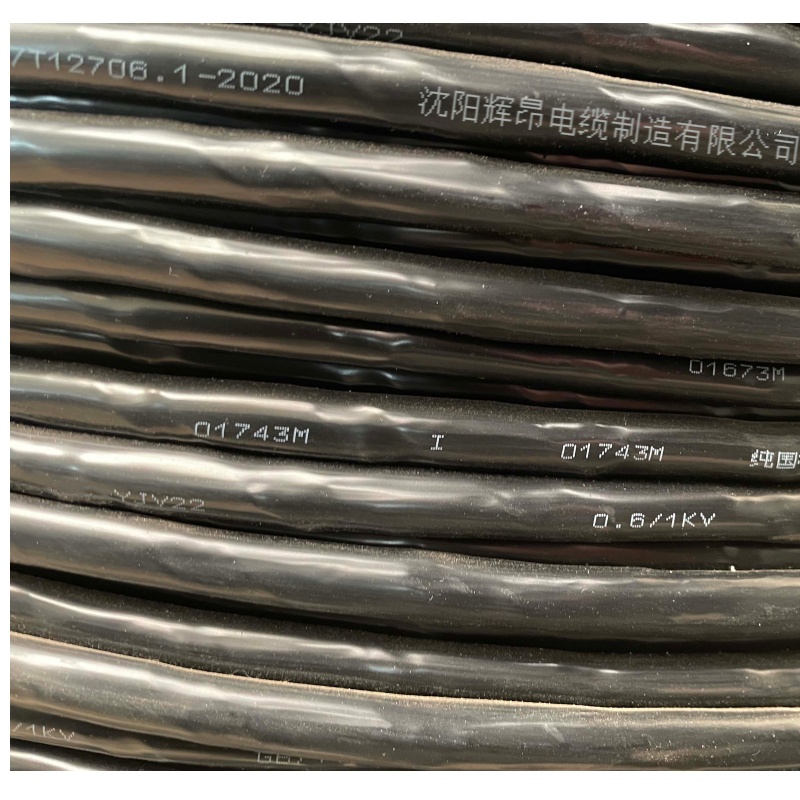 辉昂 交联聚乙烯绝缘铠装电力电缆 YJV22-0.6/1kv 5*1.5平方 米高清大图