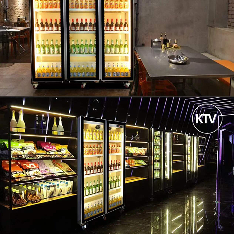金狐(jinhu)lg4-2220fp/c 2220升网红啤酒柜酒吧冰柜饮料柜冷藏柜全屏