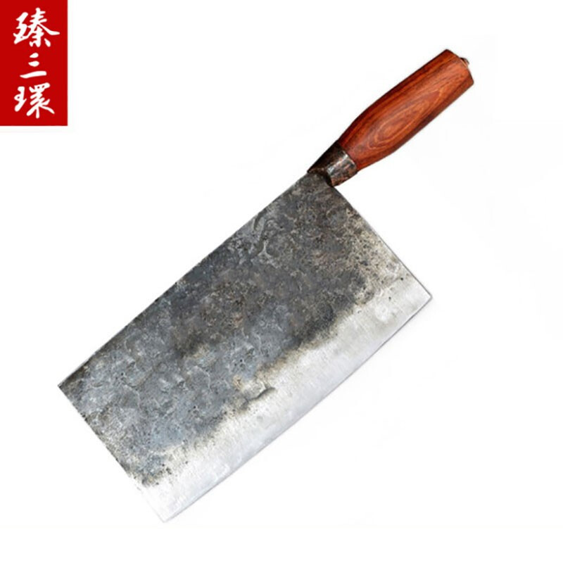 臻三环舌尖上的中国3鲁菜纪录片菜刀李士贞手工锻打夹钢刀厨师专用厨