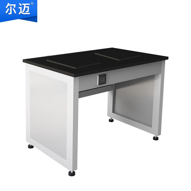 尔迈 实验室天平台三级防震台十万级实验台 钢木双人天平台 1200*750*800mm