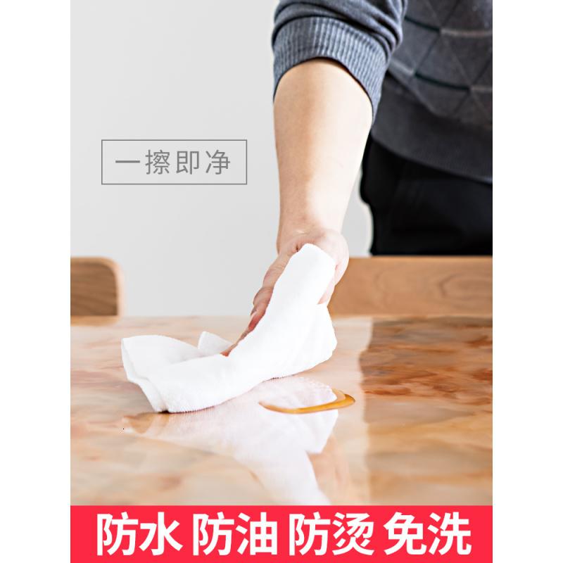家柏饰(CORATED)酒店餐桌布圆形大圆桌桌布防水防烫防油免洗pvc软玻璃垫桌垫台布高清大图