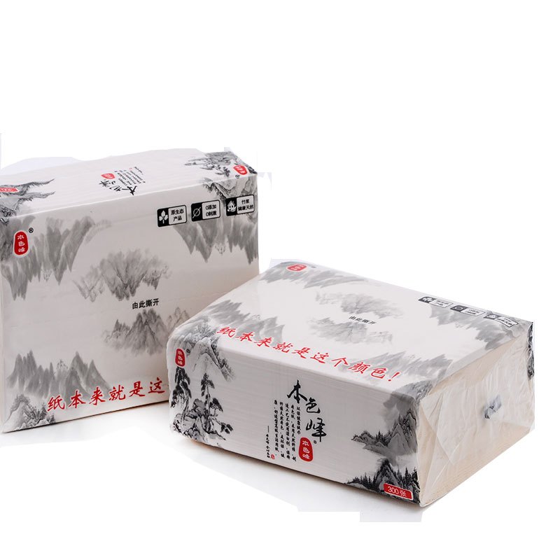 本色纸婴儿抽纸整箱24包原浆面巾纸
