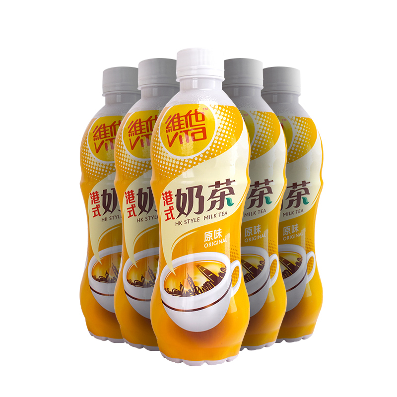 维他港式丝滑奶茶480ml6瓶整箱美味口感香醇