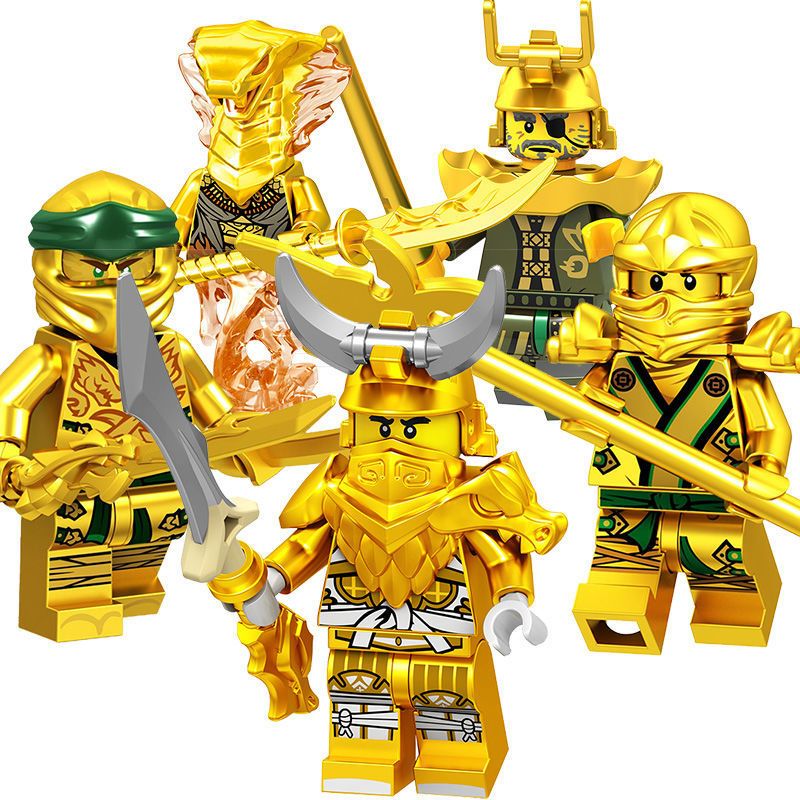 兼容幻影忍者人仔凯赞杰全套劳埃德黄金忍者儿童积具|忍者杰7款合集