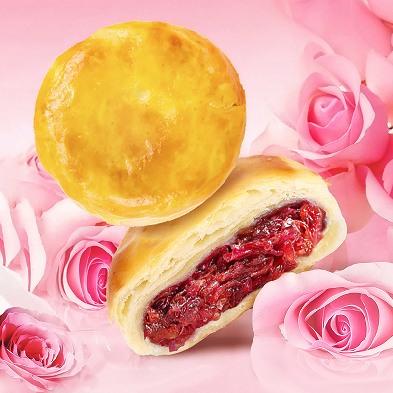 嘉华鲜花饼百花系列三口味礼盒休闲零食糕点点心925g