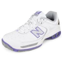 新百伦(New Balance)女鞋网球鞋轻便透气稳定支撑防滑耐磨白色2E White 40.5