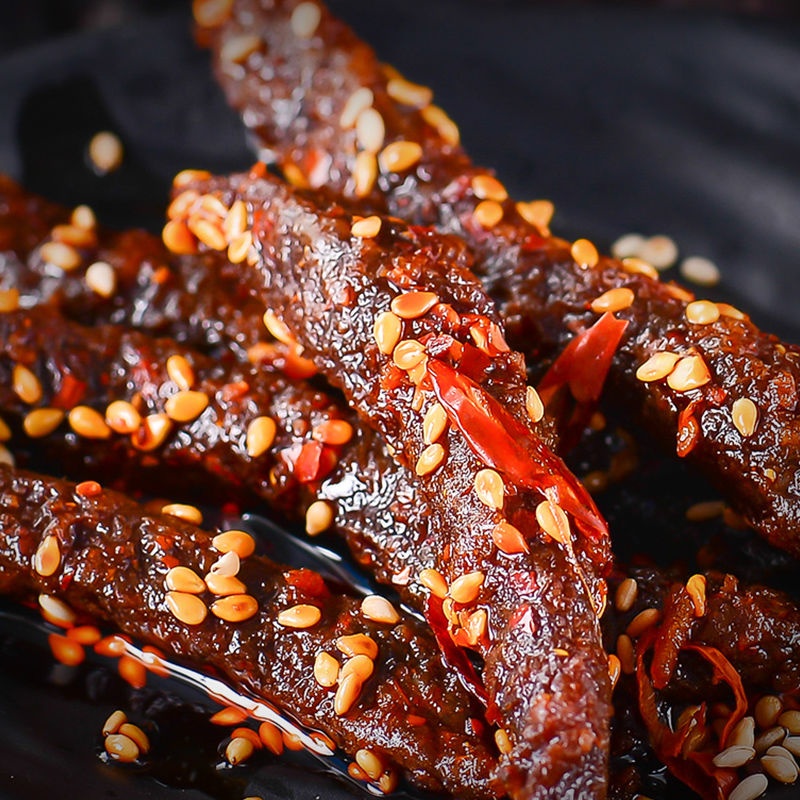 [500g]麻辣牛肉干袋装四川特产牛肉零食小吃独立包装