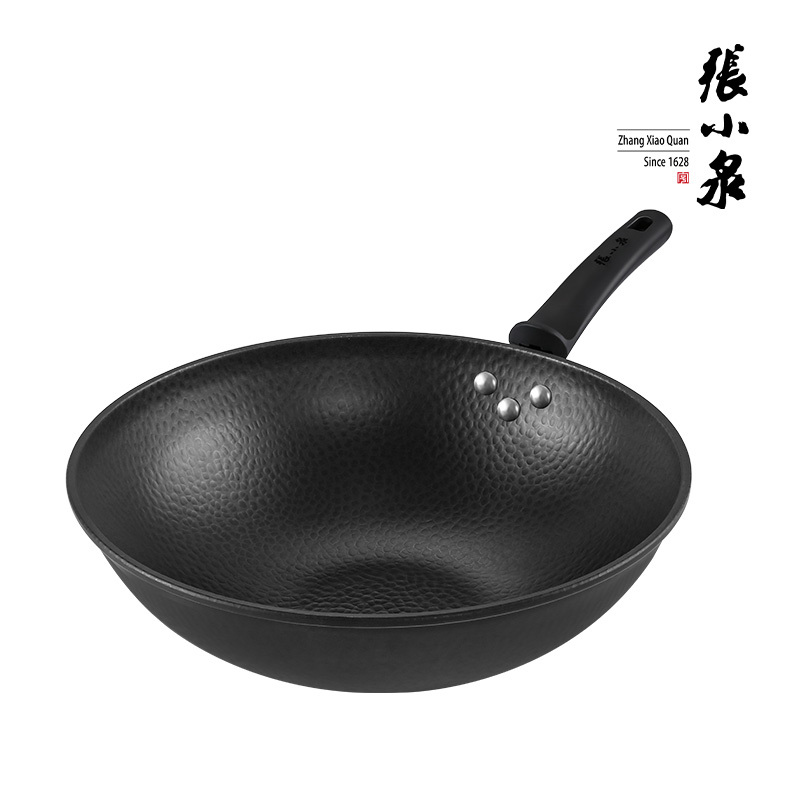 张小泉精铁锤纹锅具套装-C35393000高清大图