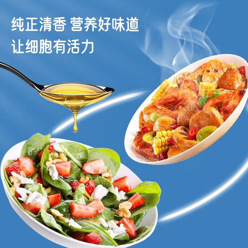 克莉娜 西班牙原油进口中式炒菜烹饪食用油亚麻籽油 500mL*1盒 [礼盒装]图片