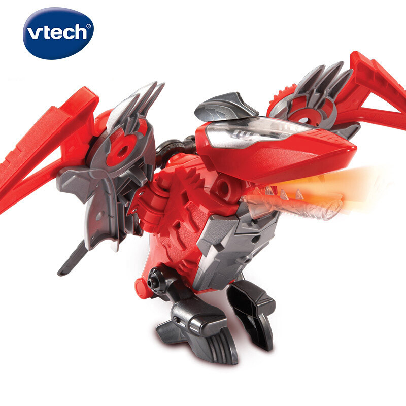 [苏宁自营]伟易达(vtech) 玩具 变形恐龙- 守护者系列·翼龙变形机器