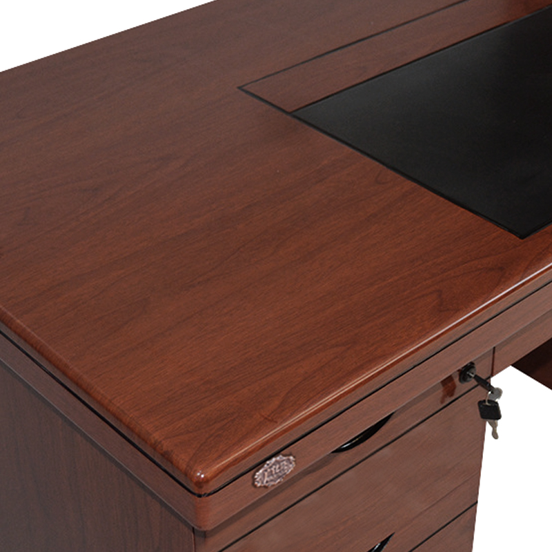 广亿隆办公桌木质写字桌书桌电脑桌职员桌高清大图