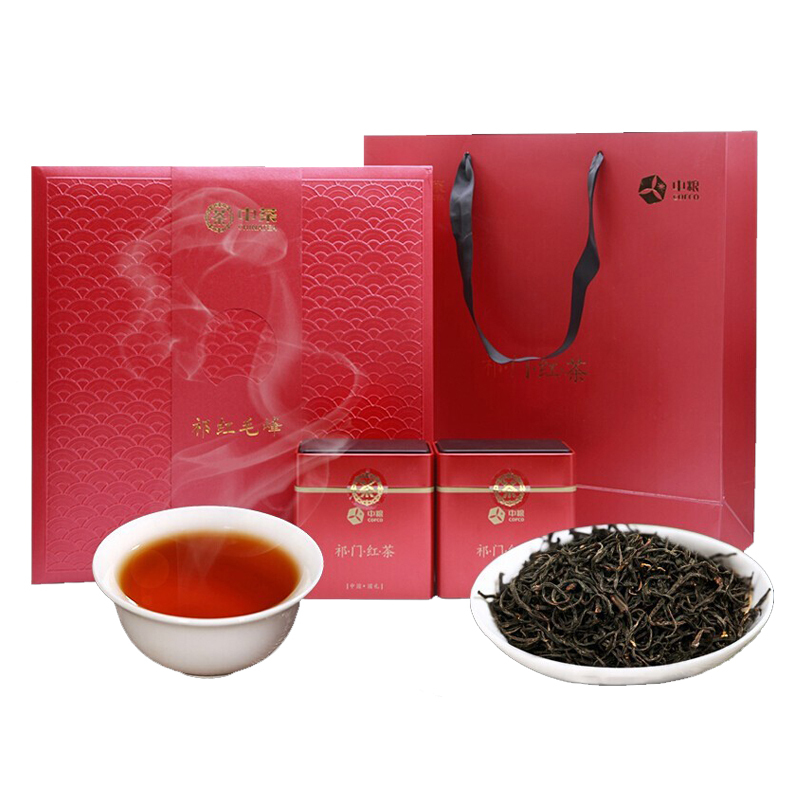 中粮中茶祁红毛峰200g/盒(50g*4罐)