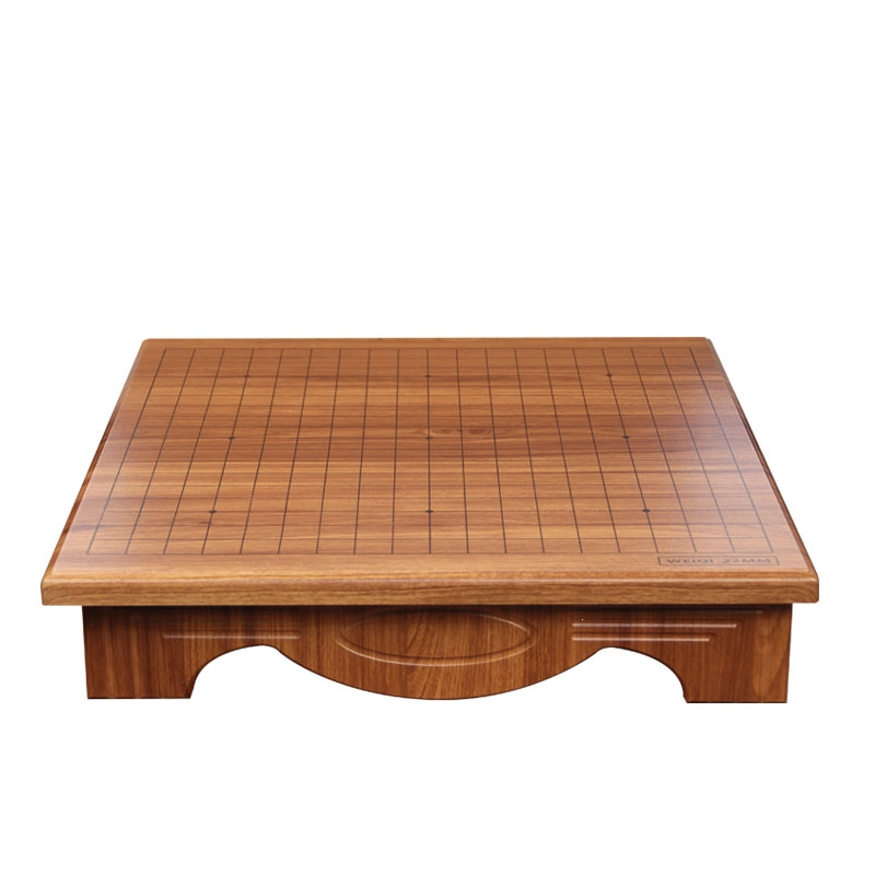 古达木纹围棋桌盘标准19路两用二合一棋盘围棋象棋13路仿橡木纹酸枝纹