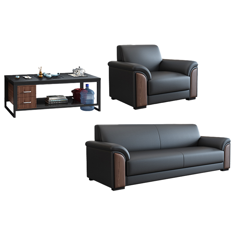 依韵珂会客沙发192*78*81cm(1+3+火烧石茶几)套高清大图