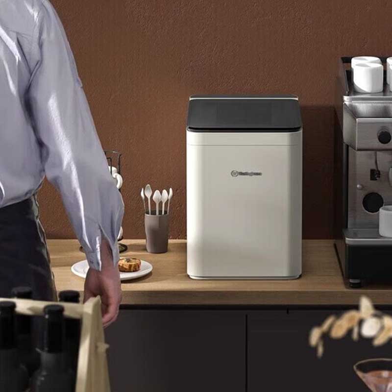 西屋(WESTINGHOUSE) 迷你全自动制冰机 奶白色 WH-15A高清大图
