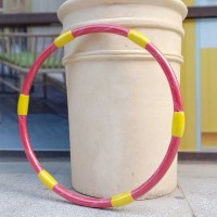 55CM按摩款红黄 呼啦圈 海绵塑料儿童女小学生幼儿园专用小号海绵初学者小孩宝宝