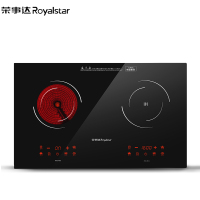 荣事达(Royalstar)磁悬双灶TC25-20A触控式家用电陶炉电磁炉智能光波炉电磁炉匀火纤薄大面板爆炒火锅