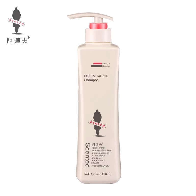阿道夫-精油洗护专研洗发水(净澈清爽)420ml 控油蓬松去屑