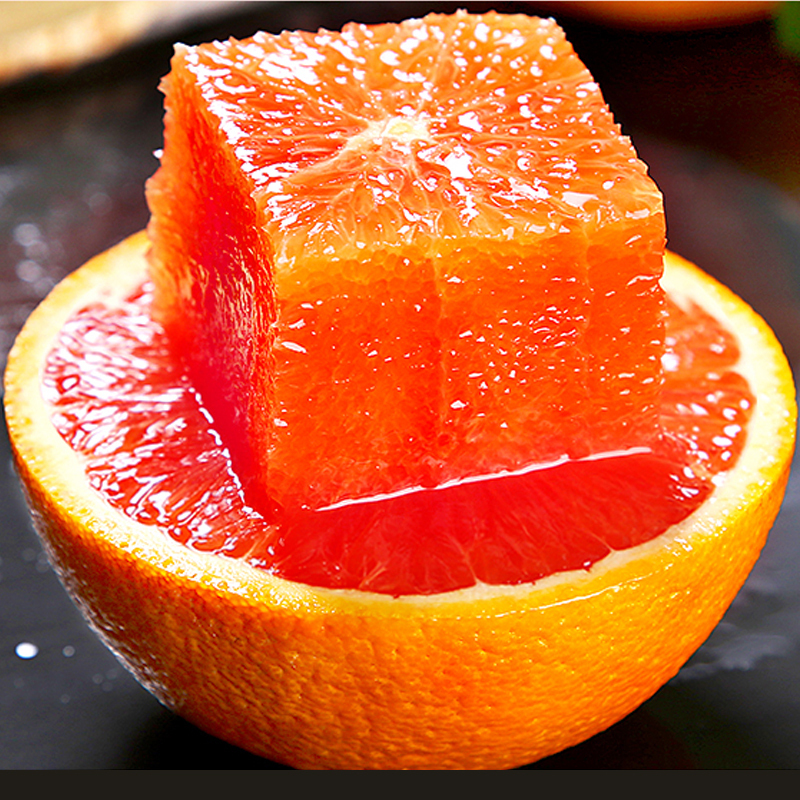 [西沛生鲜]湖北中华血橙 带箱9斤 特大果 单果75-80mm 红心肉橙子