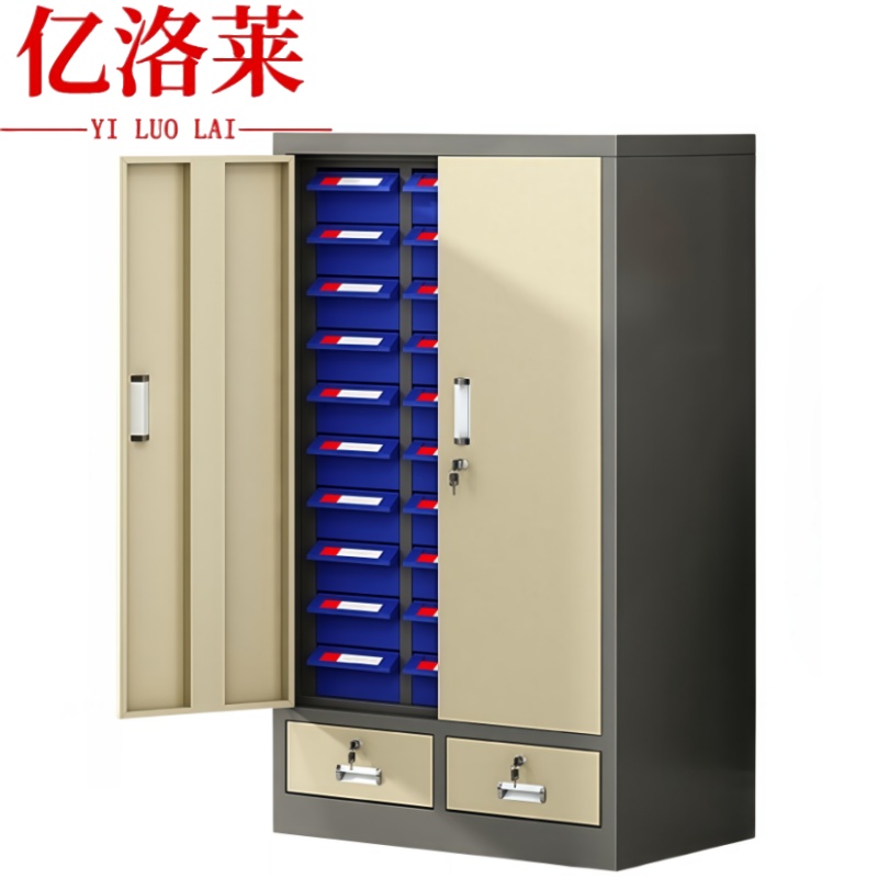 亿洛莱 带门样品柜 30抽 台高清大图