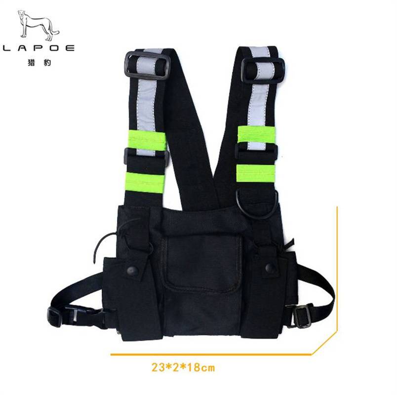 猎豹背带式对讲机电子设备收纳包背心包胸包T7752/个高清大图