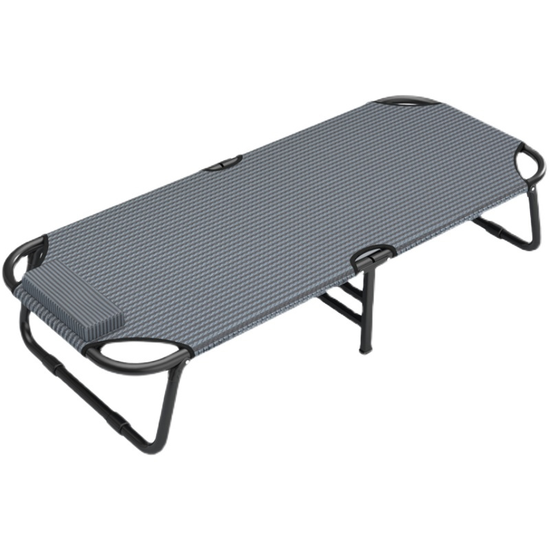 牛津布-180*57*36 加固防凹行军床办公室单人床午睡午休床躺椅简易