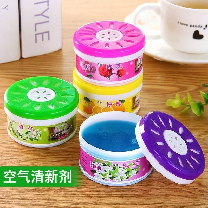 固体空气清新剂家用室内空气芳香剂固体香薰厕所卫生间除臭清香剂高清大图