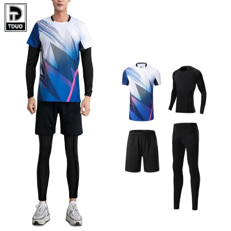 TDUO 羽毛球服 T4 套高清大图