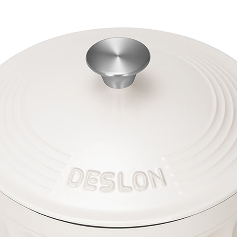 德世朗(DESLON)禾味珐琅焖炖锅 24cm DFS-T861CNW高清大图