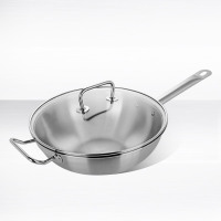 双立人(ZWILLING) Classic系列30cm炒锅5件套 不锈钢蒸笼 炊具进口不粘煎锅组合