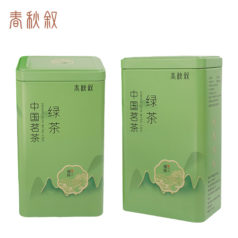 春秋叙 绿茶 三级250g/罐高清大图