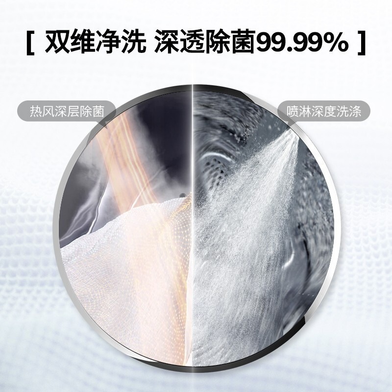 博世 WSD374A80W 12公斤洗8公斤烘全自动洗干一体机 i-DOS智能投放高清大图