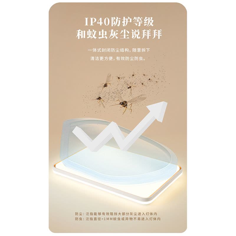 雷士照明客厅主灯2025新款简约中山灯具全光谱护眼吸顶灯全屋套餐图片