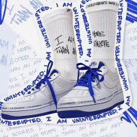 美国代购 耐克男鞋NIKE AIR FORCE 1 AF1空军一号男士解构 蛇纹 换钩 骷髅联名休闲板鞋运动鞋