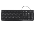 罗技K120有线键盘USB接口黑色(个)
