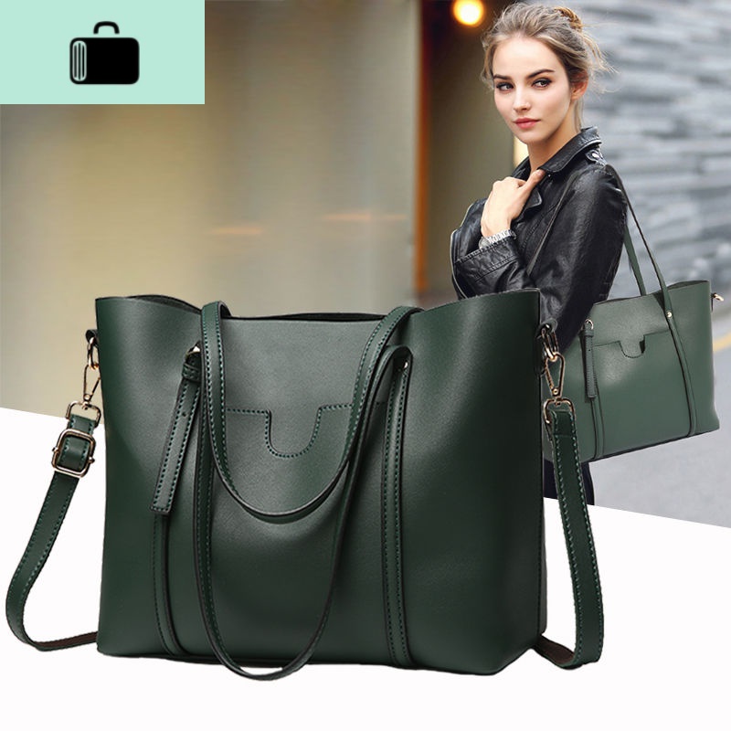 牛皮单肩包大包包女2020新款大容量简约皮手提包软皮女士斜挎包NEW LAKE女士单肩包