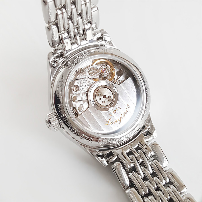 [二手]正品 浪琴 LONGINES 律雅 L4.360.4.11.6 自动机械 25MM 女表 95新